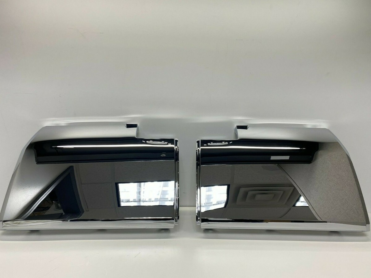 2022 Toyota Tundra Chrome Left & Right Rear Bumper Arm Caps