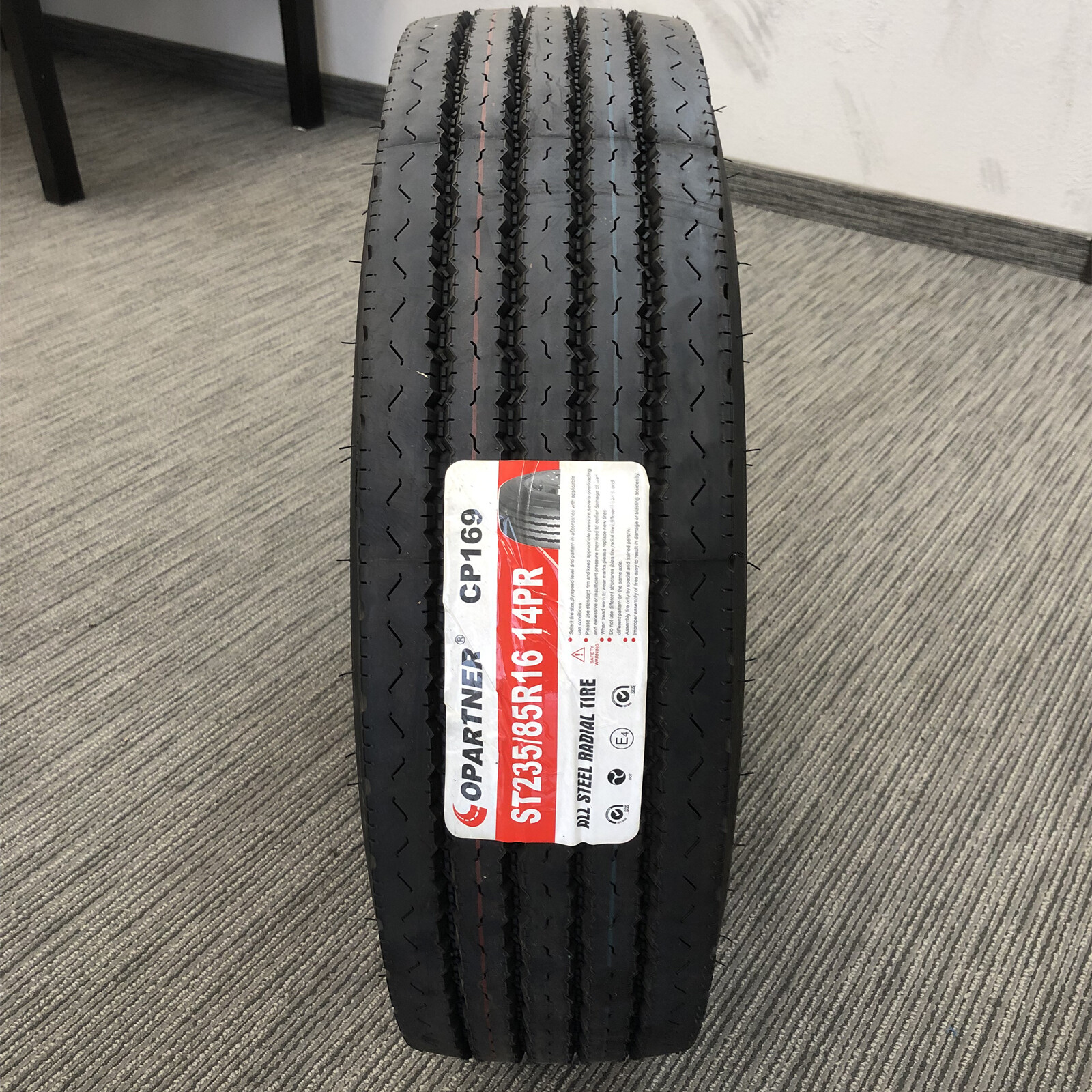 4 Tires Copartner All Steel ST 235/85R16 G 14 Ply ST Radial Trailer