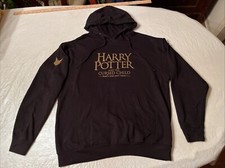 Harry Potter Cursed Child black hoodie Large Lyric Theater New York Broadway NYC