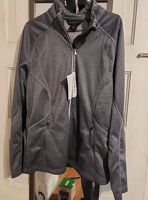 North End 78174 Ladies Gravity Gray Performance Fleece Jacket Med Career Builder