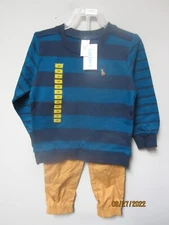 Carter's Toddler Boys 2-Piece Long Sleeve Playwear Set Size 3T