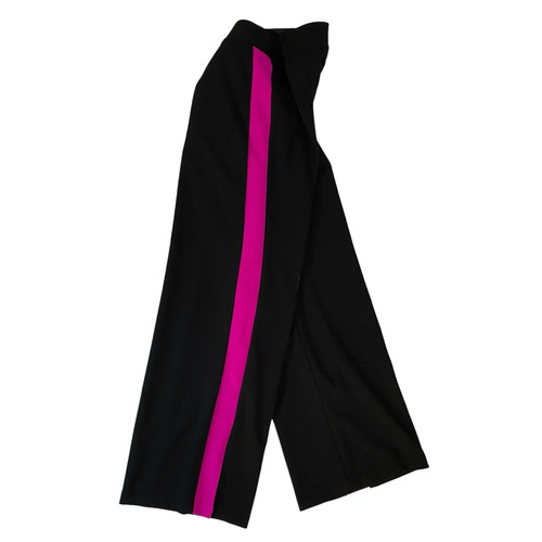 INC Hose Damen PM schwarz rosa Smoking Streifen Strick Pull On Corpcore Büro - Bild 9 von 12