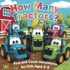 How Many Tractors : Find and Count Adventures for Kids Ages 2-5 Counting...