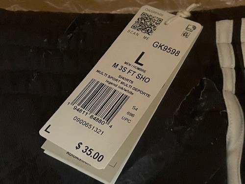 ADIDAS - Essentials French Terry 3-Streifen Shorts - Größe: LARGE - ***NEU*** - Bild 3 von 6