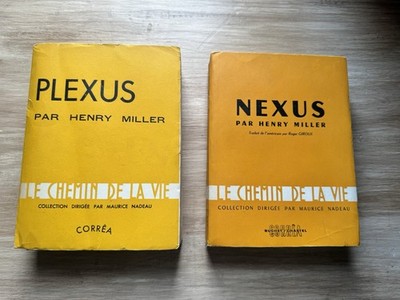 HENRY MILLER - Plexus & Nexus Paris & 1960 EO in SP (Pressedienst) - 1952