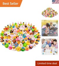 100 Pack Rubber Duck for Jeeps Ducking - 2.3 Inch Bulk Floater Duck for Kids ...