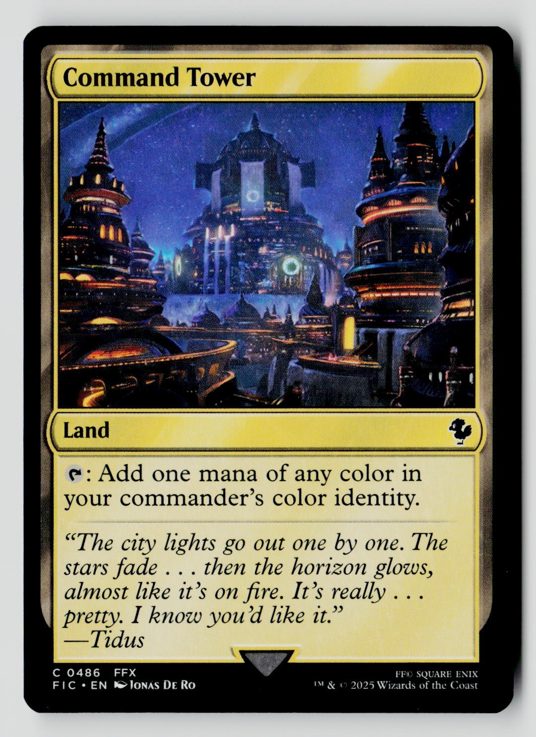 Command Tower (FF10) 486 C MTG FIC NM