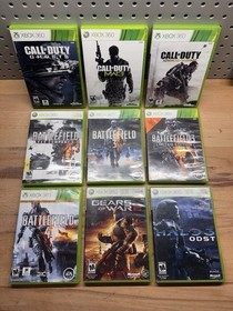 Microsoft Xbox 360 S Black 60GB Console Lot + 2 White Controllers + 37 Games