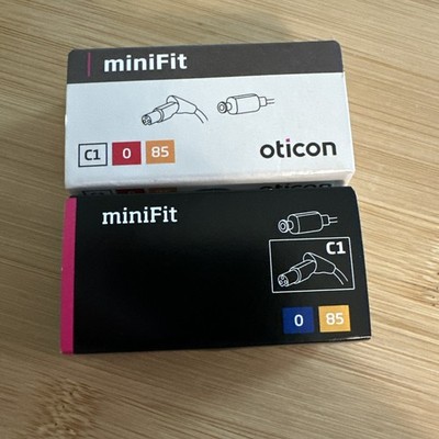 Set Of Oticon MiniFit C1 Detect (0-85-R, 0-85-L) Receivers  Size 0