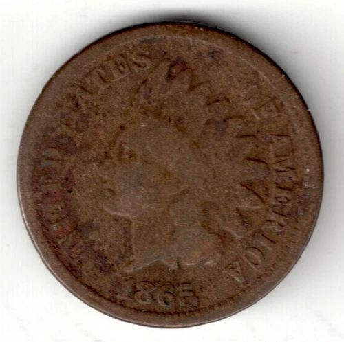 1865 Indian Head Cent