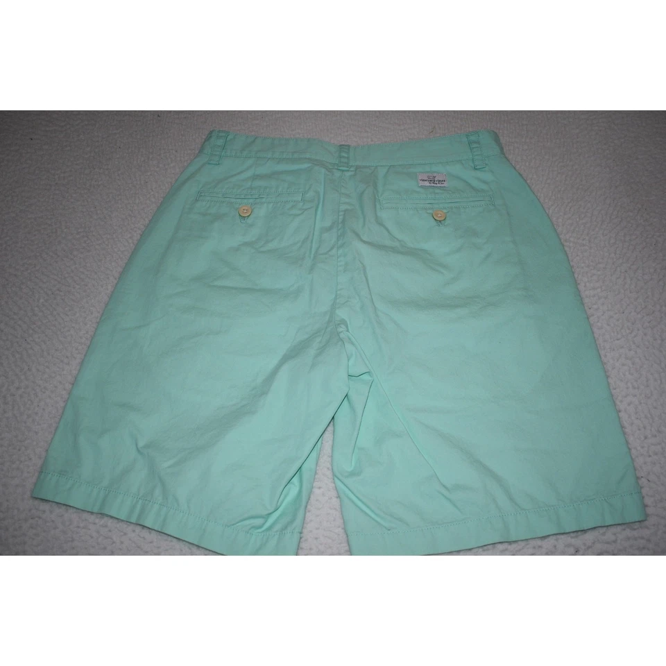 Шорты для гольфа мужские Vineyard Vines Club размер 30 плоские зеленые чиносы хаки хлопок - Изображение 4 из 4
