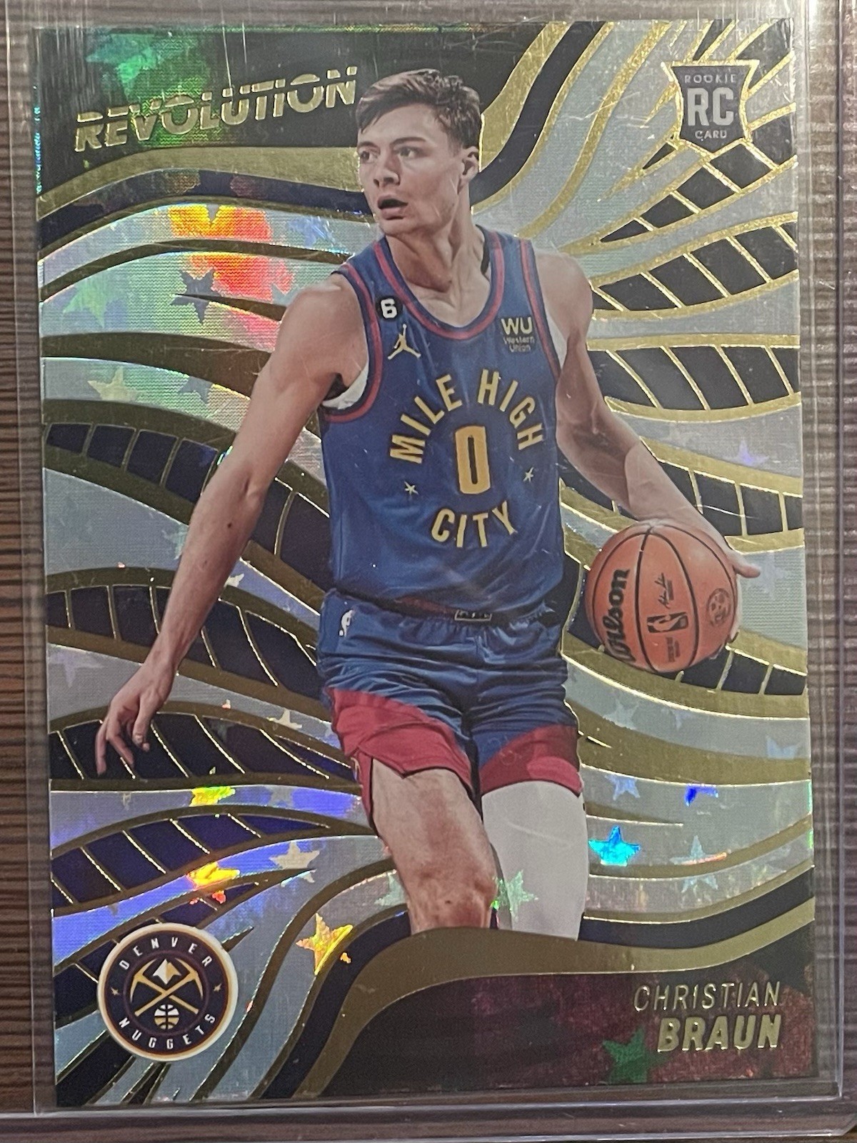 2022-23 Panini Revolution - Christian Braun #109 Astro (RC) Rookie Card Nuggets