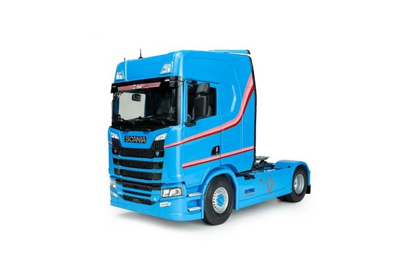 Scania S580 Highline Zugmaschine 2023 Hellblau Modellauto 1:24 Solido-image
