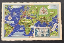 Timbre 1945 Carte Maximum 741 La France d’Outre Mer dans la Guerre