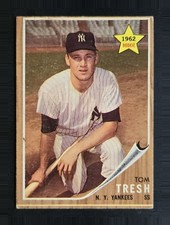 1962 Topps #31 Tom Tresh - Rookie Card - New York Yankees - EX. rookie card picture