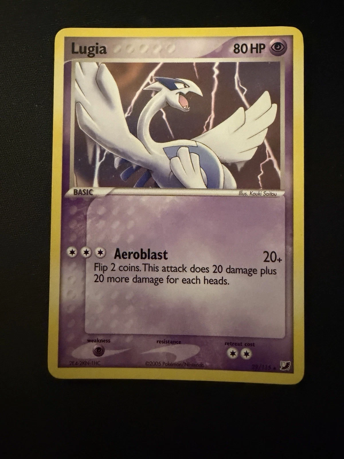 2005 Pokemon Lugia 29/115 Rare Unseen Forces MINT Vintage
