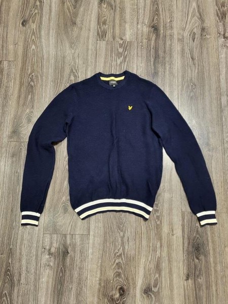 Men Lyle and Scott Sweater Navy 36 / S / 44