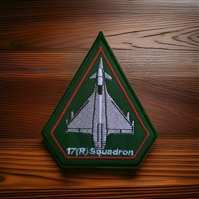 RAF 17 (Reserve) Squadron Embroidered Patch TES Eurofighter Typhoon T1 F2 Warton
