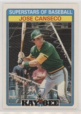 1987 Topps Kay Bee Toys Superstars of Baseball Box Set Jose Canseco #7 0e7