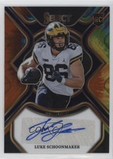 2023 Panini Select Draft Picks Tie-Dye Prizm 10/25 Luke Schoonmaker Auto v9t