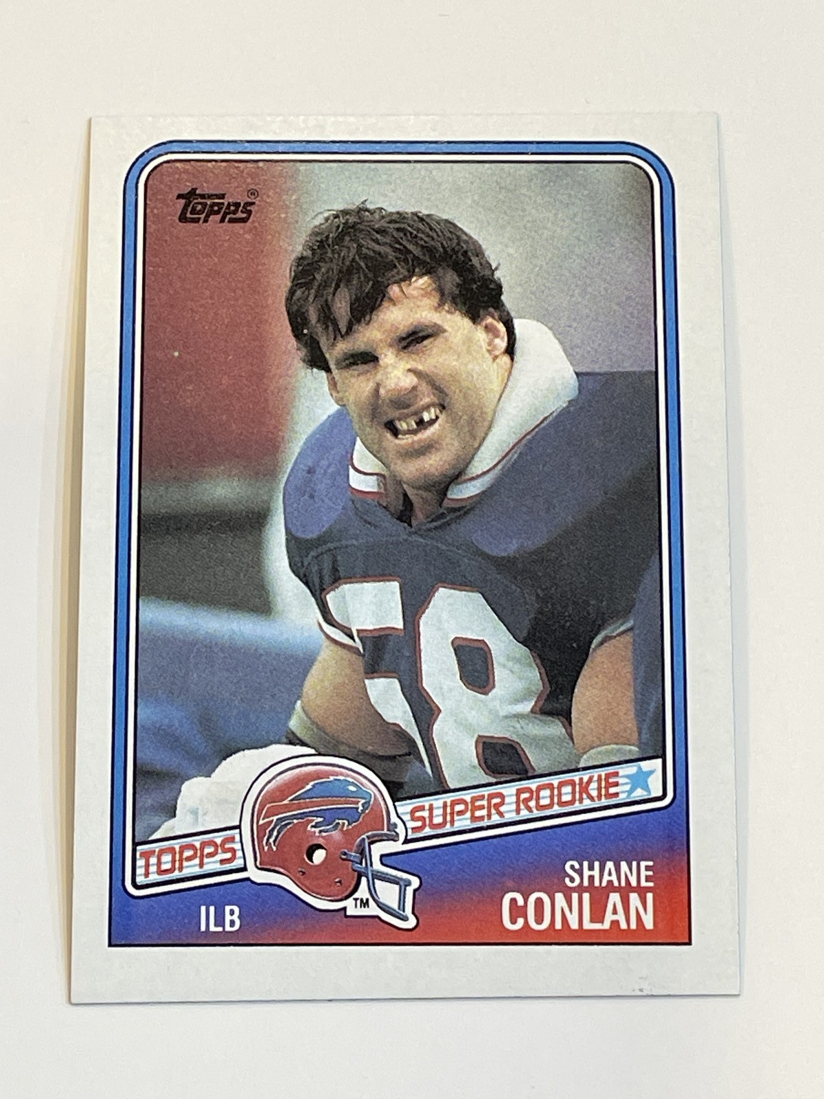 1988 Topps Football #232 - Shane Conlan RC - Buffalo Bills