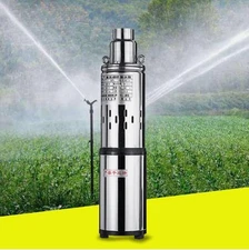 DC 24V 1.2m3/h Solar Power Water Pump Farm Ranch Submersible Bore Hole Deep Well