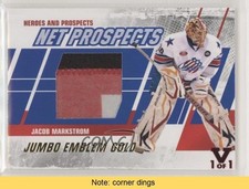 2010-11 ITG Heroes and Prospects Net 1/1 Jacob Markstrom #NPM-10 READ 1j8