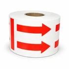 3x4 Double Arrow This Side Up Labels Shipping Adhesive Stickers 300/Roll