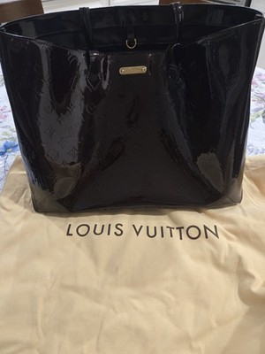 Louis Vuitton Wilshire GM Tote Handbag Monogram Vernis Amarante