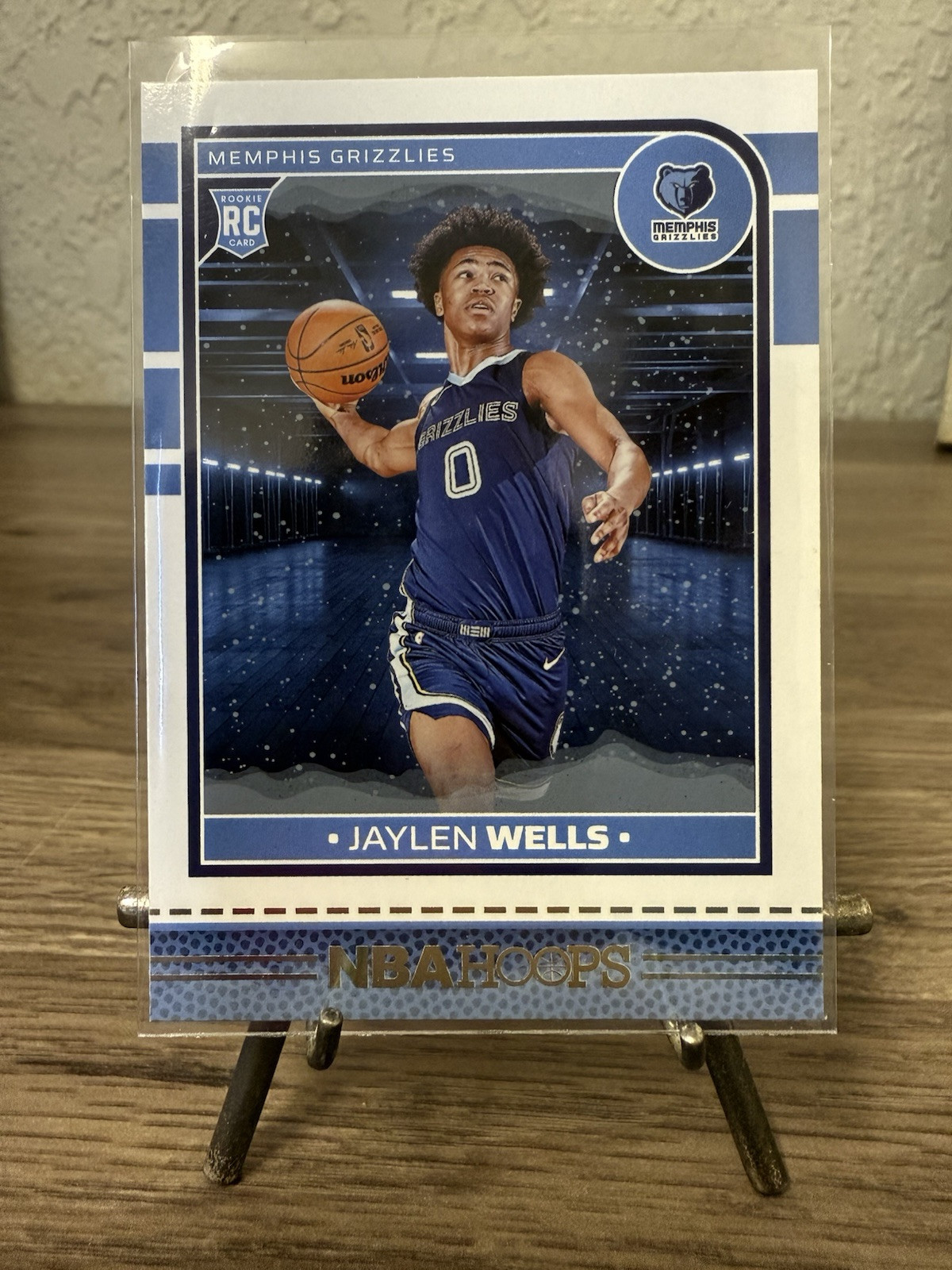 Jaylen Wells 2024-25 Panini NBA Hoops Winter Parallel Rookie RC #269 Grizzlies