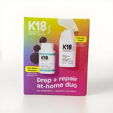 K18 Prep & Repair At Home Duo Kit Detox + Leave In Mask New In Box