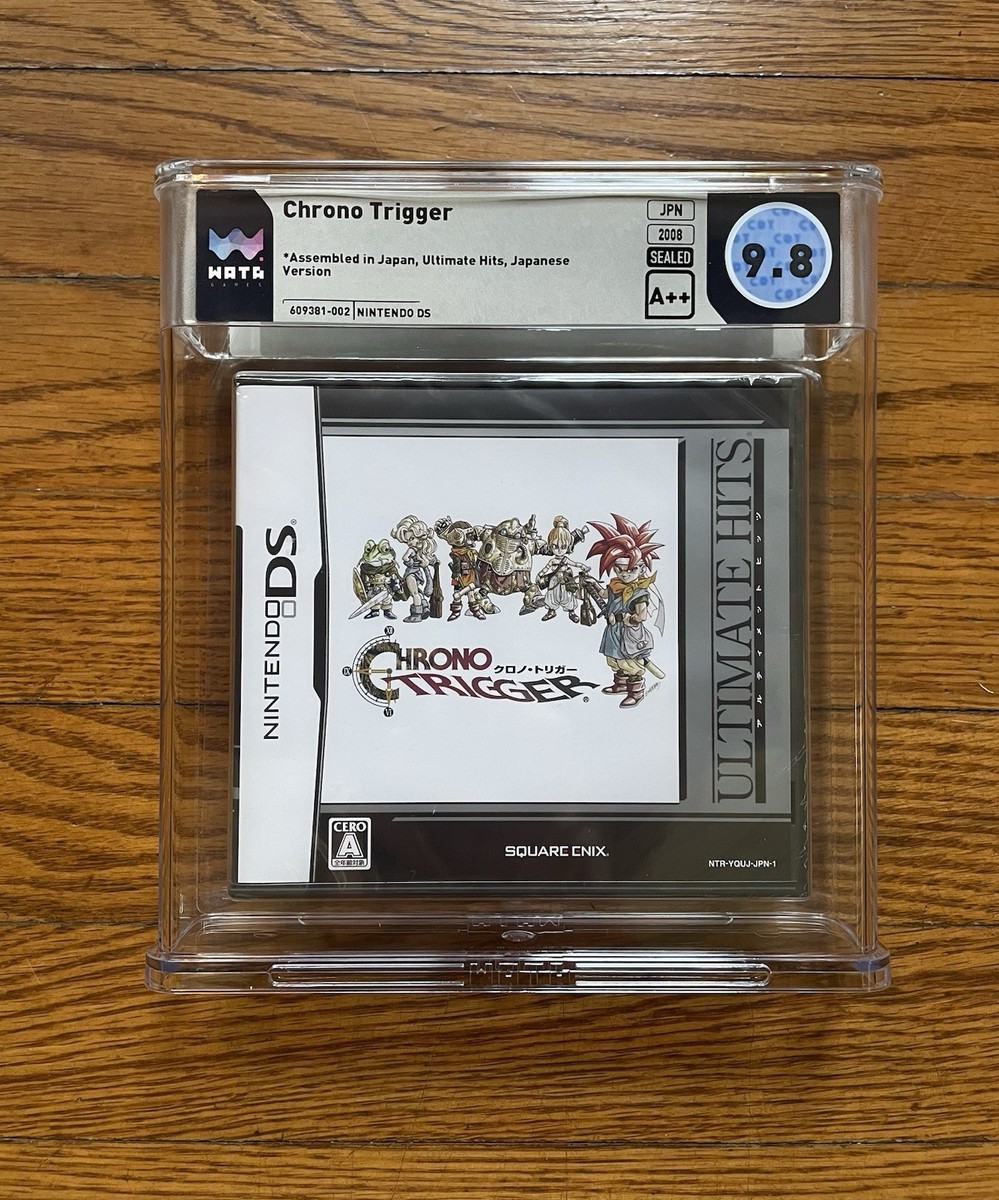 Chrono Trigger DS Ultimate Hits Japan Release Sealed WATA Graded 