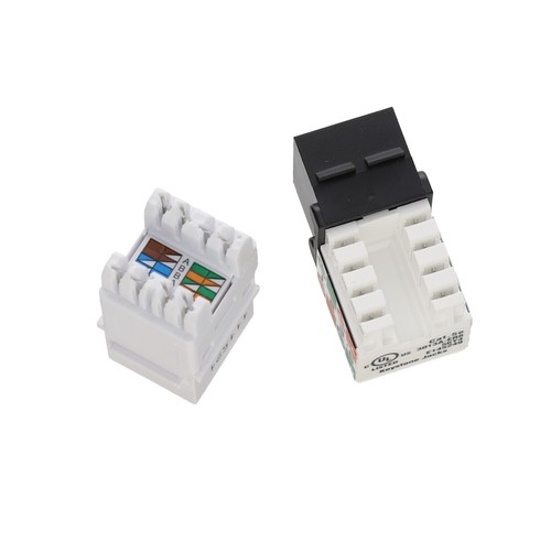 Excel Cat5e/Cat6/Cat6A FTP Shielded/UTP Un-Shielded RJ45 Keystone Jack Punch IDC - Afbeelding 3 van 9