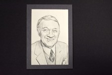 Mel Allen 2012 Sportkings Series E Orginial Sketch 1/1 Redemption Art