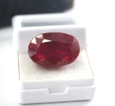 25.45 CT CERTIFIED NATURAL UNTREATED TOP BURMA RUBY AA VVS LOOSE GEMSTONE R1965