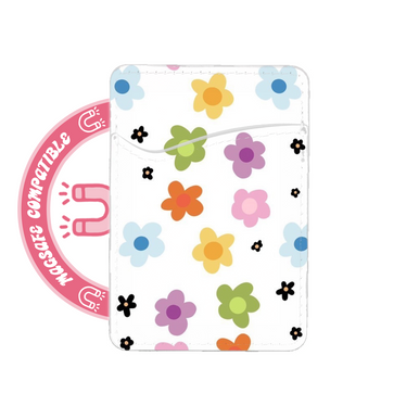 abbyrose Fleur Pop MagSafe Porte Carte Poche pour iPhone 12 13 14 15 16 Pro Max - Photo 1 sur 1