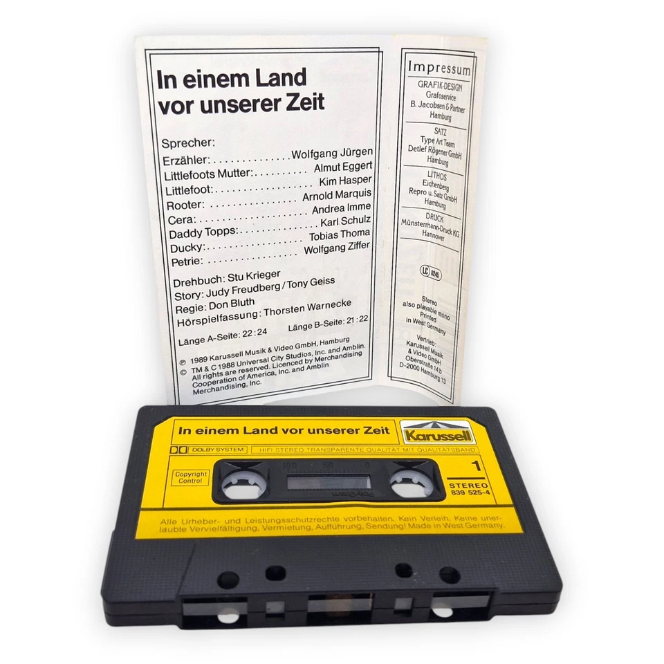 In einem Land vor unserer Zeit MC Original Hörspiel Kassette Karussell Dinos - Bild 4 von 4