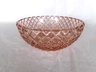 HOCKING PINK WATERFORD (Waffle) 8 1/4" LARGE TABLE SERVING BOWL - Perfect
