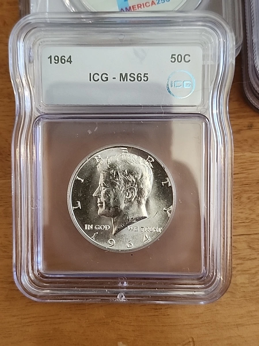 MS 65 Graded 1964 Kennedy US Half Dollars (1964-Now) for sale | eBay