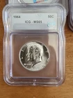 1964 Kennedy Half Dollar First Year of Issue MS65