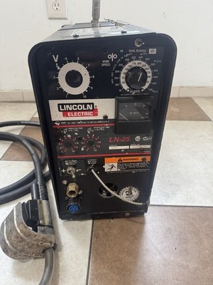 Lincoln Electric Ln25 Wire Feeder With K126-10 Fluxcore Gun And Sensible Ground