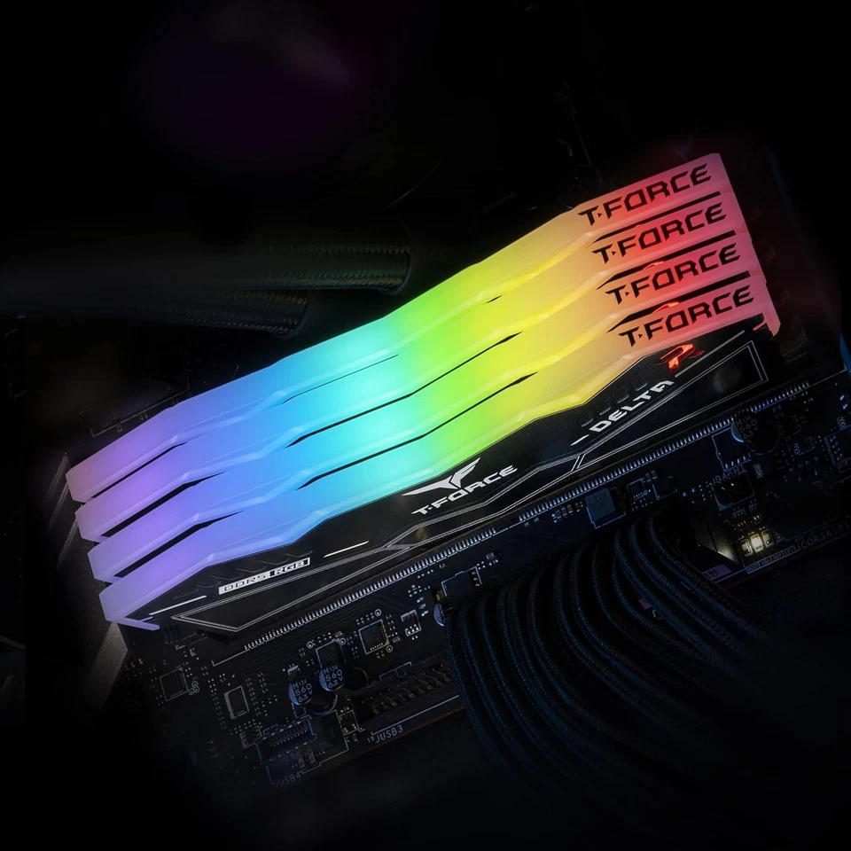 TeamGroup Delta RGB 32GB (2x16GB) 288-Pin PC RAM DDR5 6000 CL38 PC5-48000 Black - Image 3 of 3