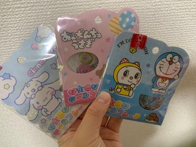 Character sticker set of 3 Ohajiki stickers