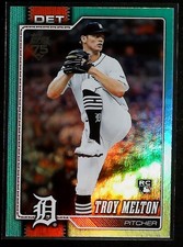 2026 Topps Troy Melton Aqua Rainbow Foil #212 Detroit Tigers
