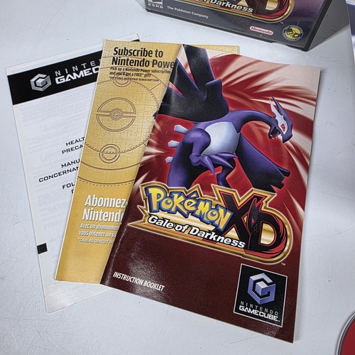 CIB w/ Poster & Insert! Pokemon XD: Gale of Darkness (Nintendo GameCube, 2005) - Picture 2 of 10