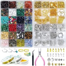 Ygorios Jewelry Making Kit for Adults - 1760 PC Crystal Beads, 800 PC Jewelry Fi