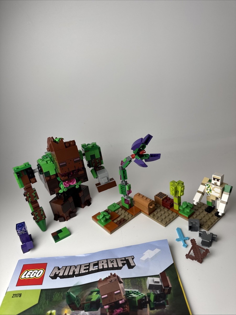 Lego Minecraft Jungle Abomination Set 21176 Mostly Complete Purple