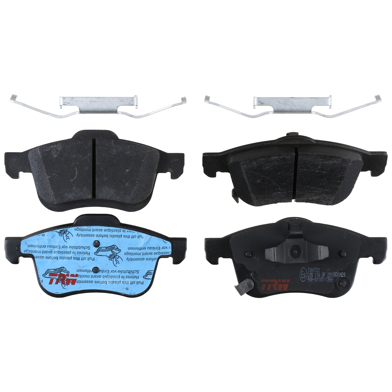 Disc Brake Pad Set for Fiat 500L 2014 - 2020 TRW  Ultra TXH1721
