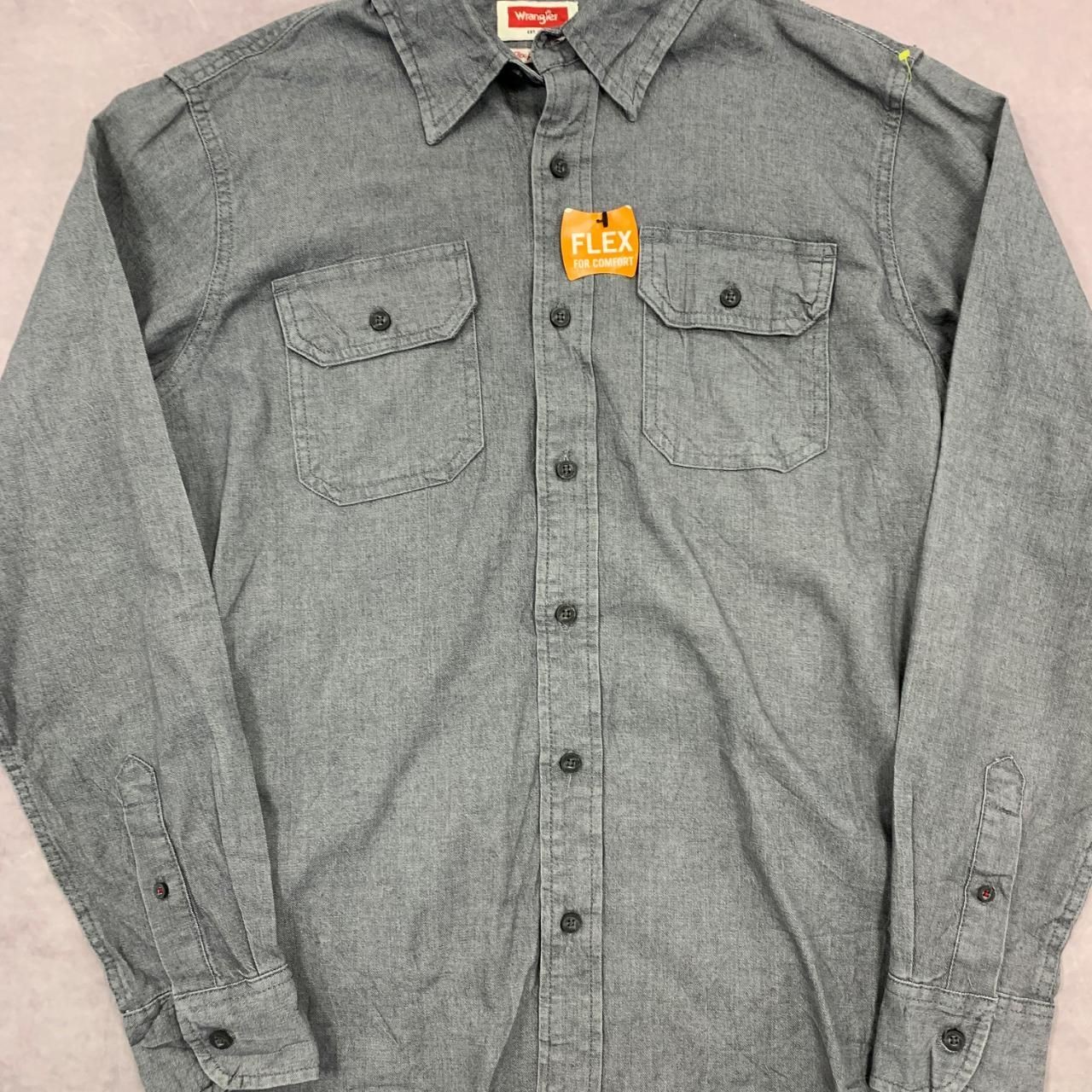 Wrangler Shirt long sleeve shirt with chest pockets Men's S thumbnail 2