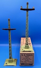2-LIONEL PREWAR #60 GREEN TELEGRAPH POLES + 1...